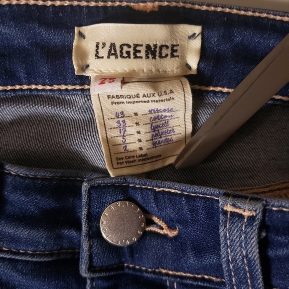 L' Agence Margot Skinny High Rise Jeans-Size 25 - Picture 5 of 6